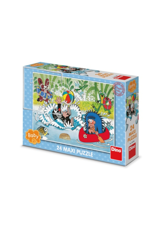 Dino Puzzle Krtek ve vodě 24 dílků maxi
