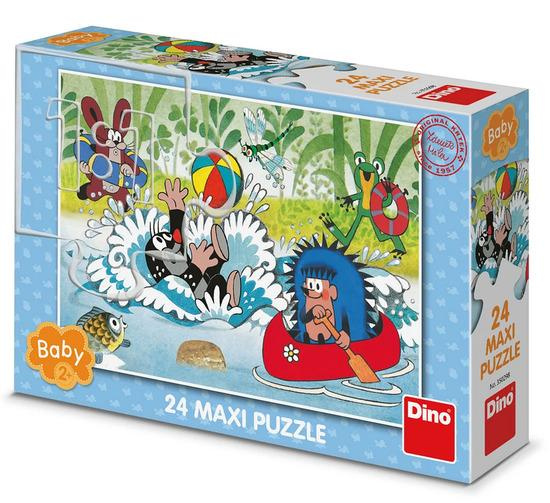 Dino Puzzle Krtek ve vodě 24 dílků maxi