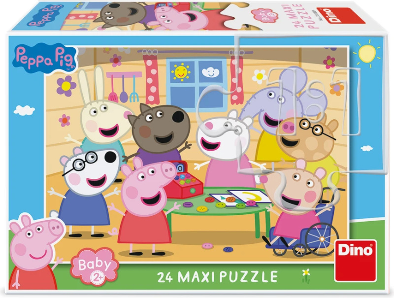 Puzzle - Peppa Pig Obchod 24 dílků maxi