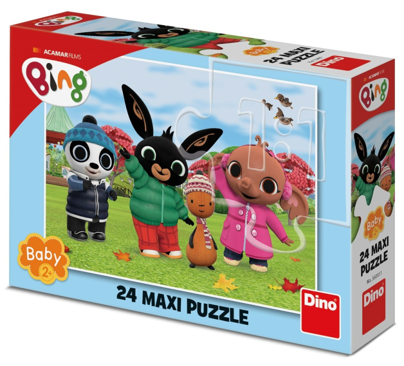 Puzzle Bing na podzim 24 dílků maxi DINO