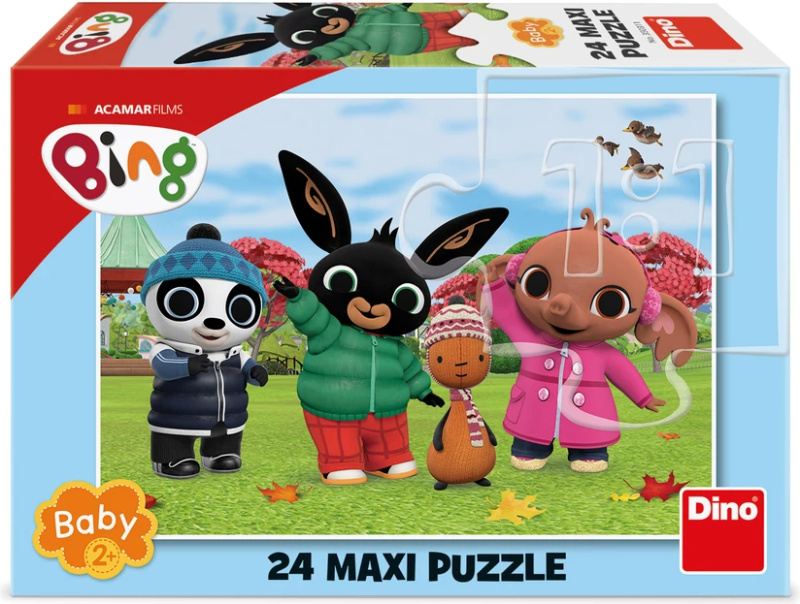 Puzzle Bing na podzim 24 dílků maxi DINO