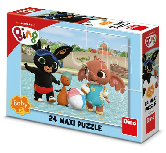 Puzzle Bing u bazénu 24 dílků
