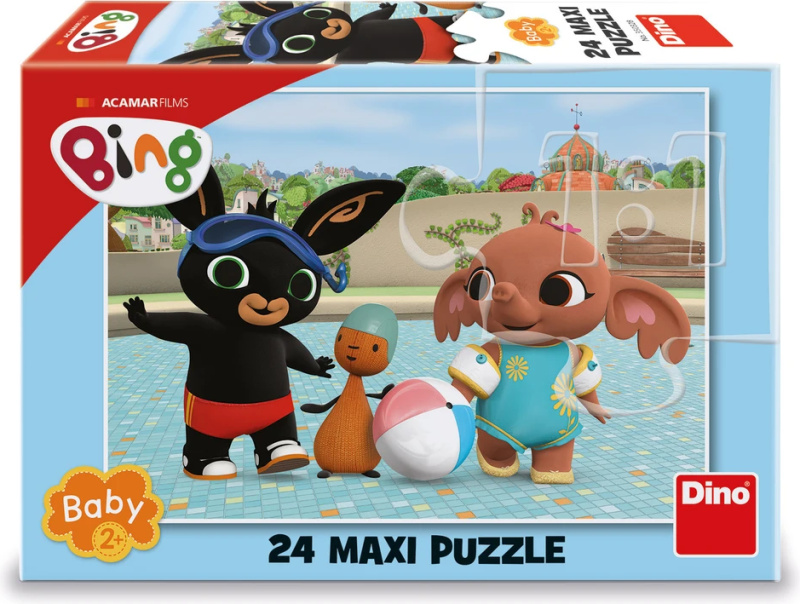 Puzzle Bing u bazénu 24 dílků