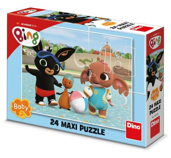 Puzzle Bing u bazénu 24 dílků
