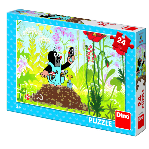 Puzzle Krteček v kalhotkách - 24 dílků