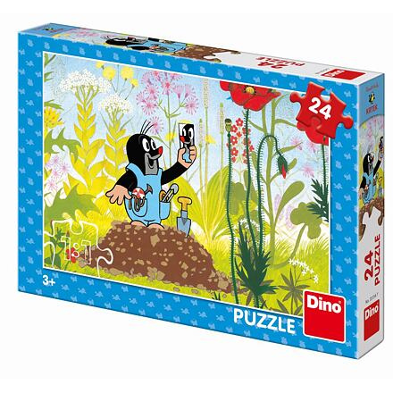 Puzzle Krteček v kalhotkách - 24 dílků