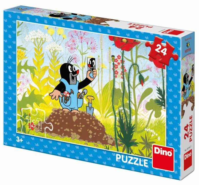 Puzzle Krteček v kalhotkách - 24 dílků