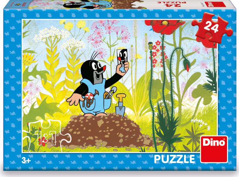 Puzzle Krteček v kalhotkách - 24 dílků