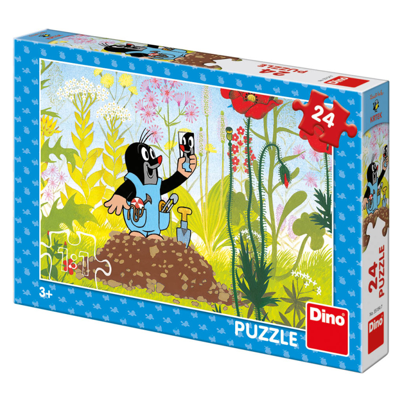 Puzzle Krteček v kalhotkách - 24 dílků