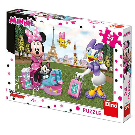 Puzzle Minnie v Paříži - 24 dílků