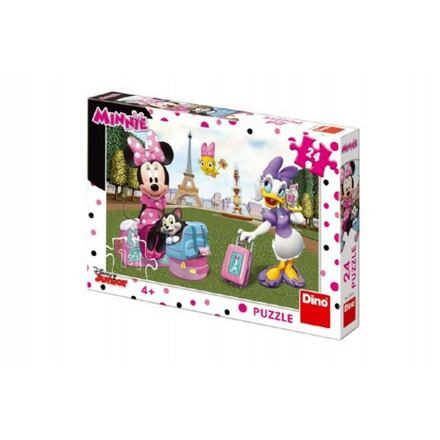 Puzzle Minnie v Paříži - 24 dílků