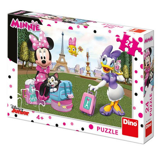 Puzzle Minnie v Paříži - 24 dílků