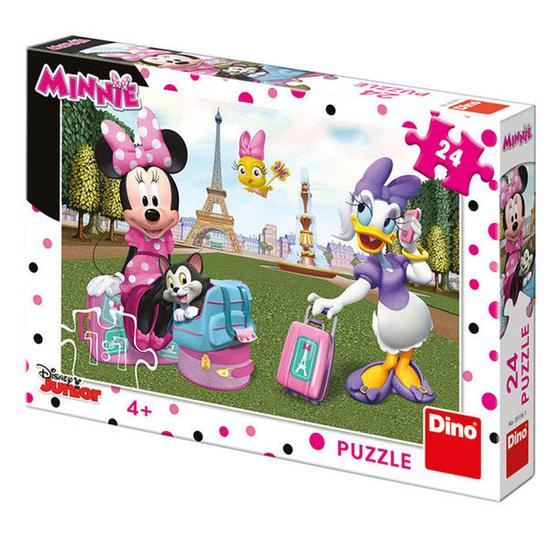 Puzzle Minnie v Paříži - 24 dílků