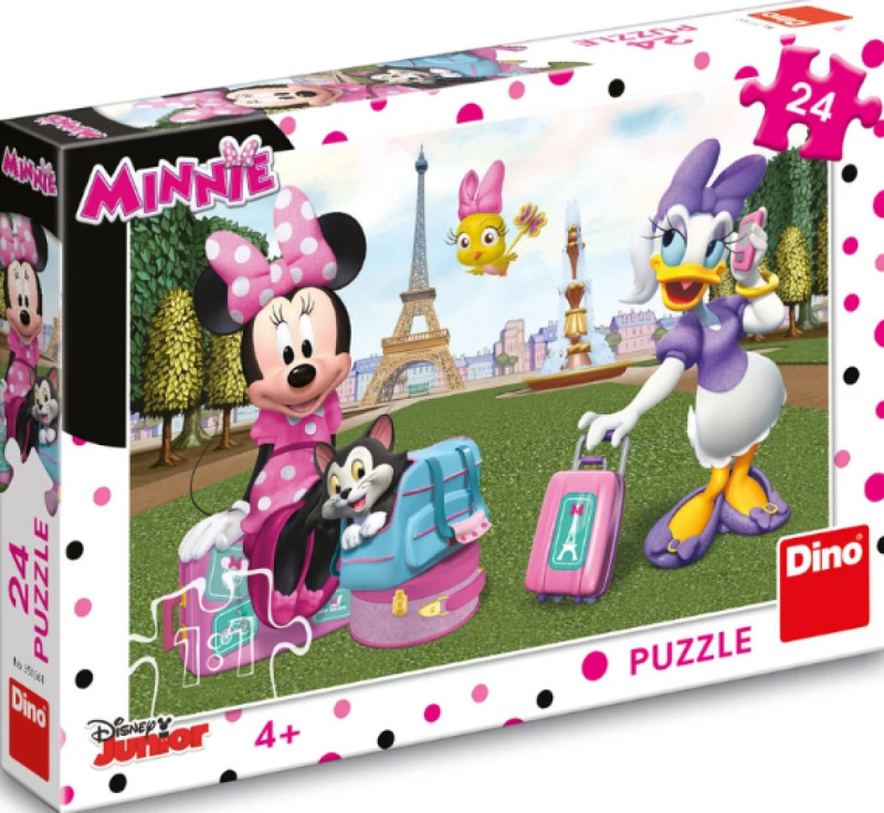 Puzzle Minnie v Paříži - 24 dílků