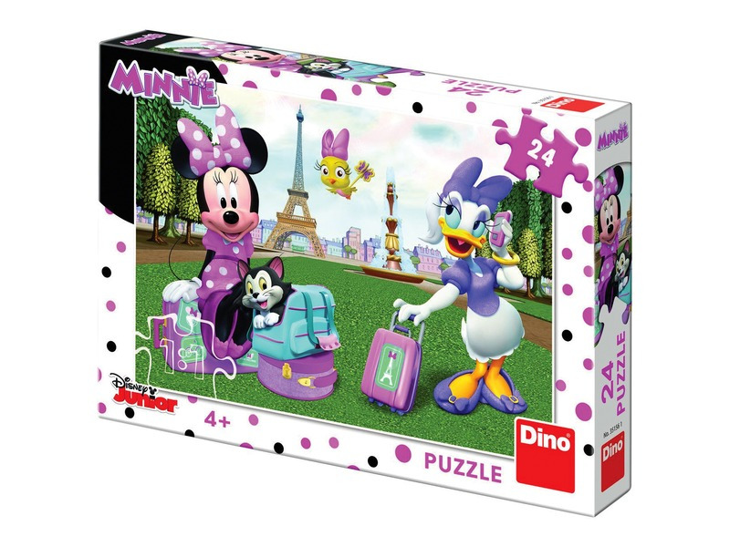 Puzzle Minnie v Paříži - 24 dílků
