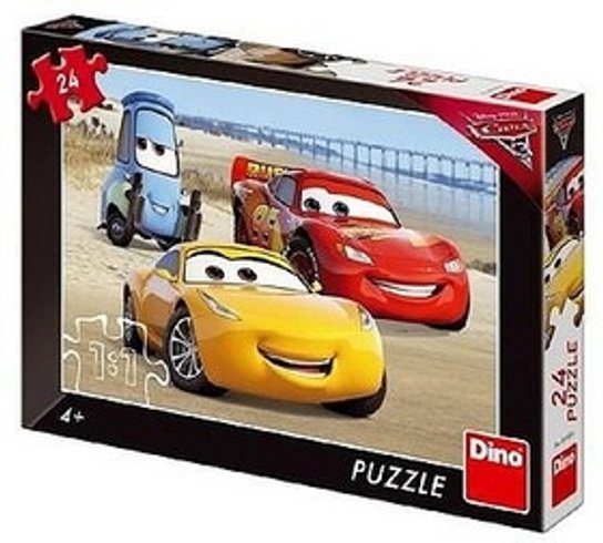 Dino Puzzle Cars 3: Na pláži 24 dílků