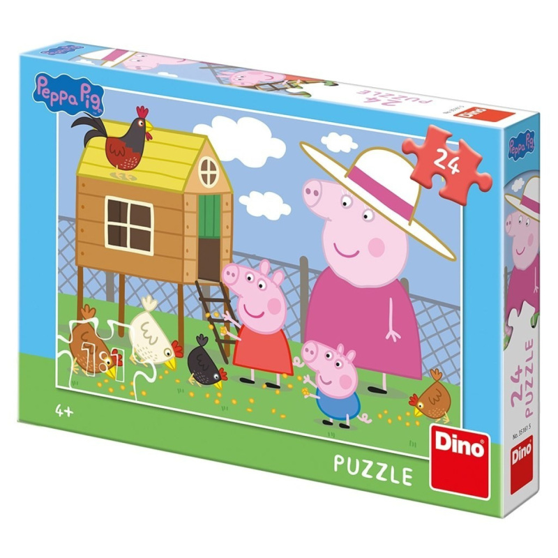 Puzzle Peppa Pig: Slepičky 24 dílků