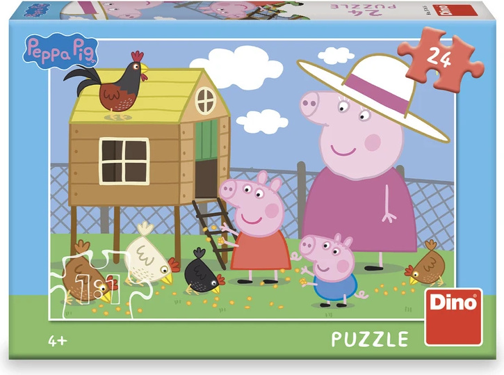Puzzle Peppa Pig: Slepičky 24 dílků