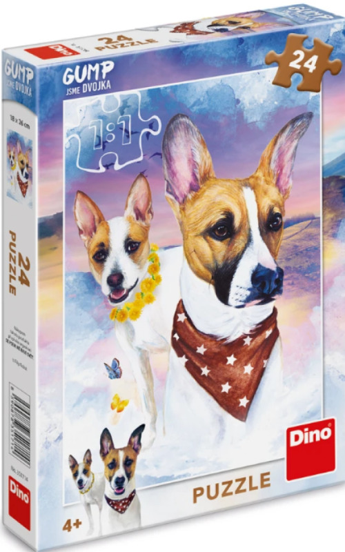 DINO Gump Jsme dvojka 24 dílků