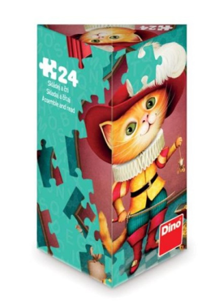 Dino triangl Kocour v botách 24 dílků