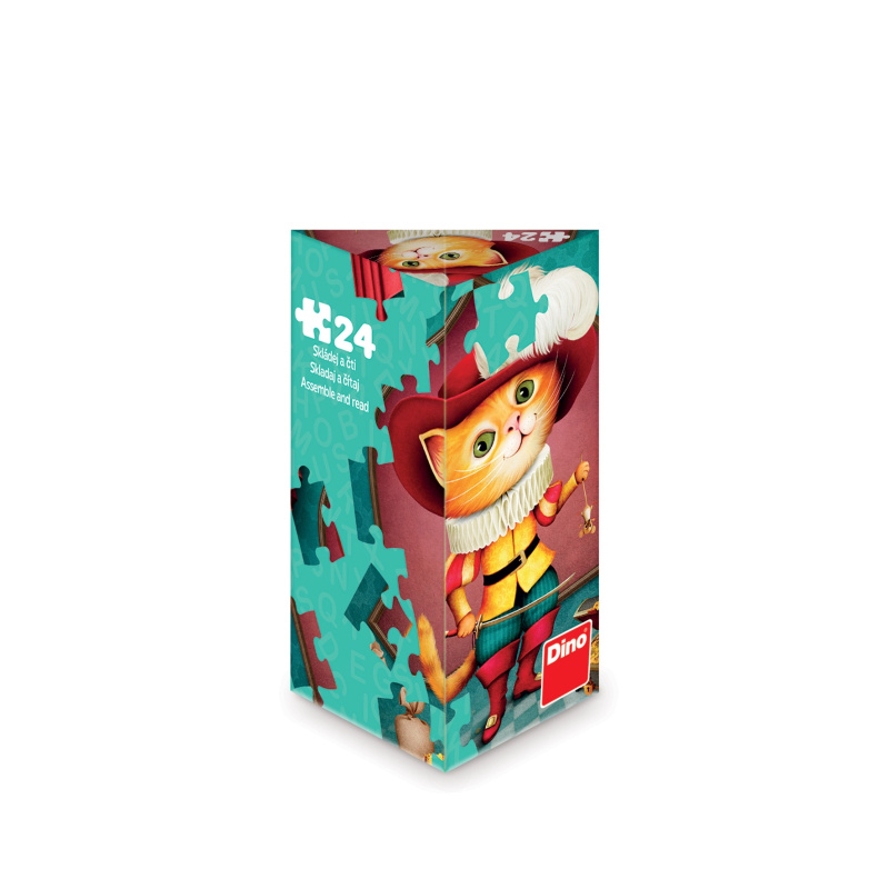 Dino triangl Kocour v botách 24 dílků