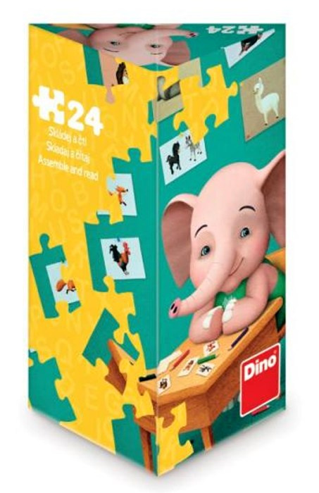 Dino Puzzle Sloník Mio 24 dílků