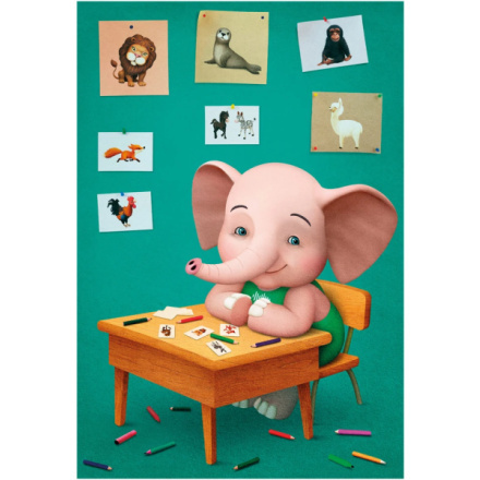 Dino Puzzle Sloník Mio 24 dílků