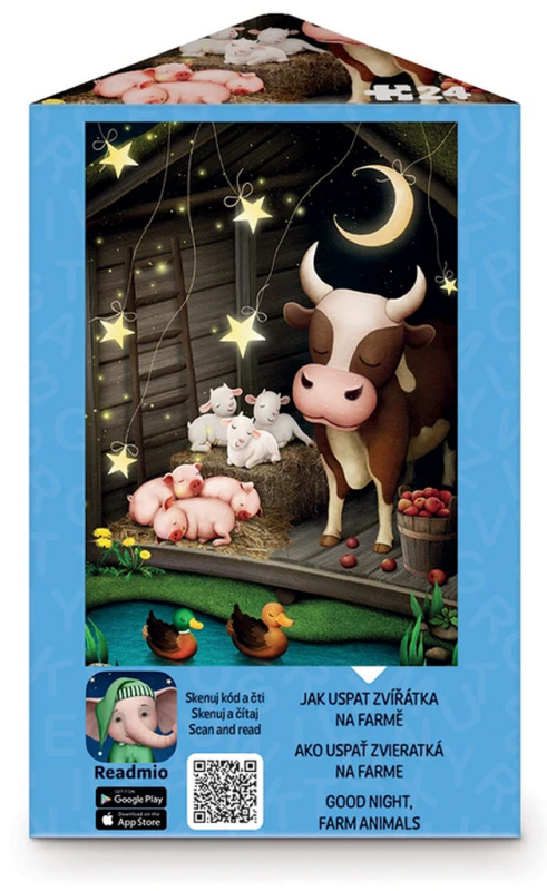 Dino triangl Zvířátka na farmě 24 dílků