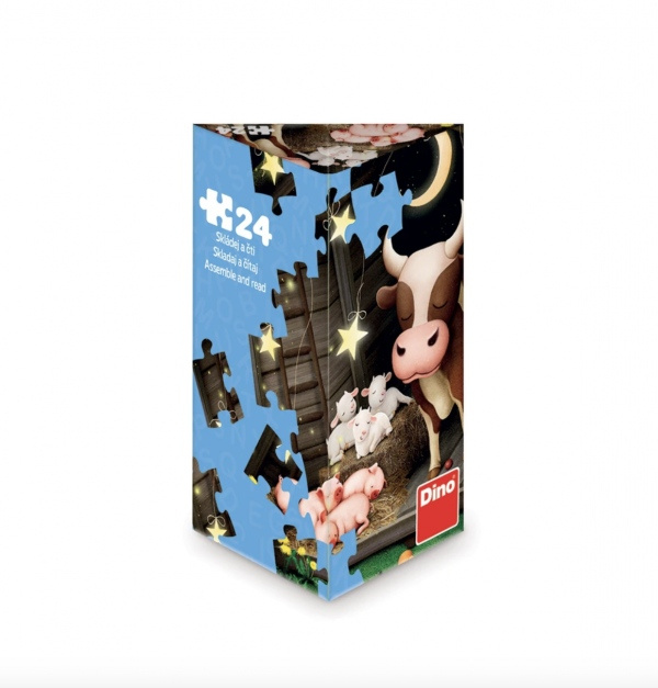 Dino triangl Zvířátka na farmě 24 dílků