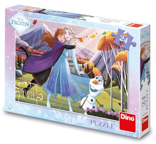 Puzzle Ledové království – objetí, 24 dílků