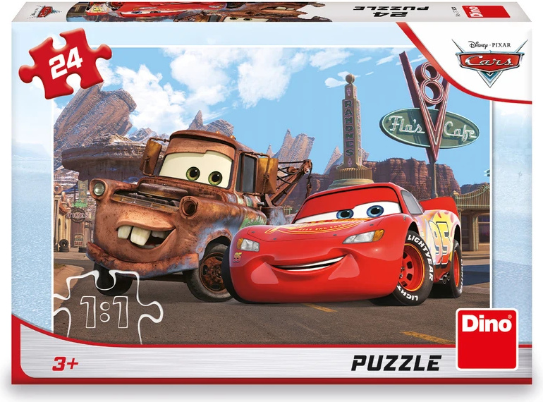 Puzzle 24: Cars ve městě - puzzle z kategorie 15 - 60 dílků