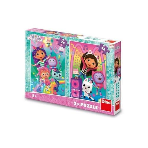 Dino Gábi: Disco párty Puzzle 24+48 dílků