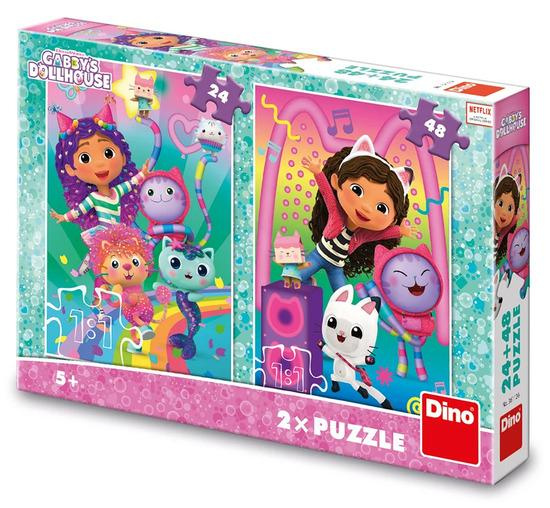 Dino Gábi: Disco párty Puzzle 24+48 dílků