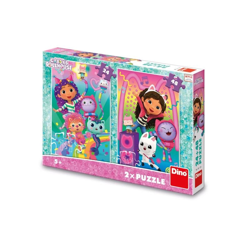 Dino Gábi: Disco párty Puzzle 24+48 dílků