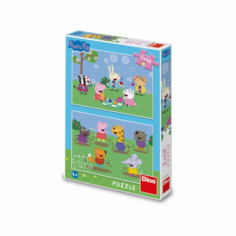 Puzzle Peppa Pig a kamarádi