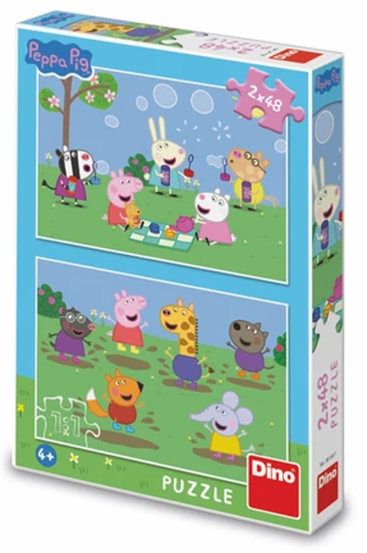 Puzzle Peppa Pig a kamarádi