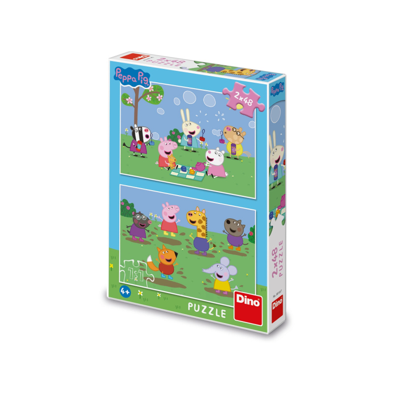 Puzzle Peppa Pig a kamarádi