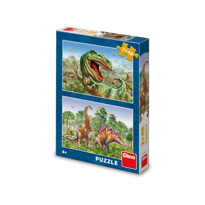 Puzzle Souboj dinosaurů