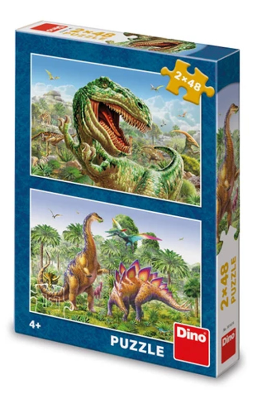 Puzzle Souboj dinosaurů