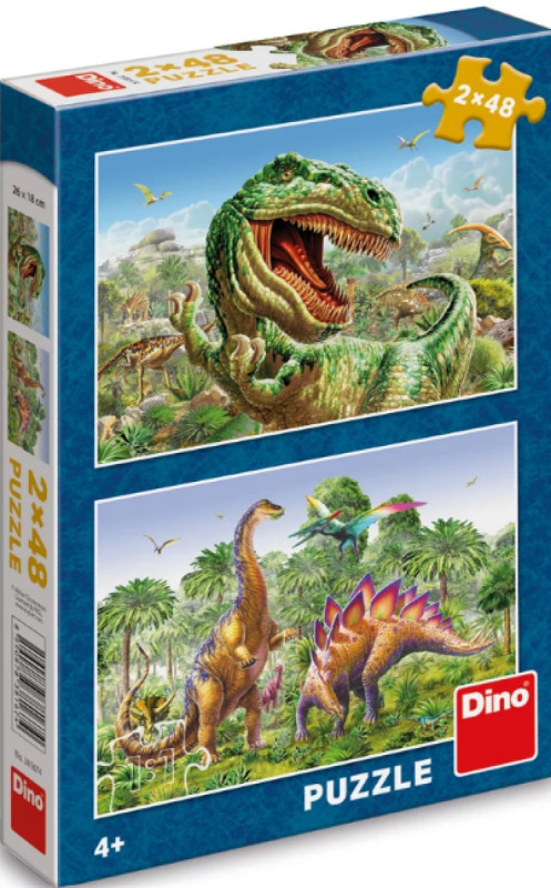 Puzzle Souboj dinosaurů
