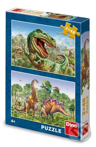 Puzzle Souboj dinosaurů