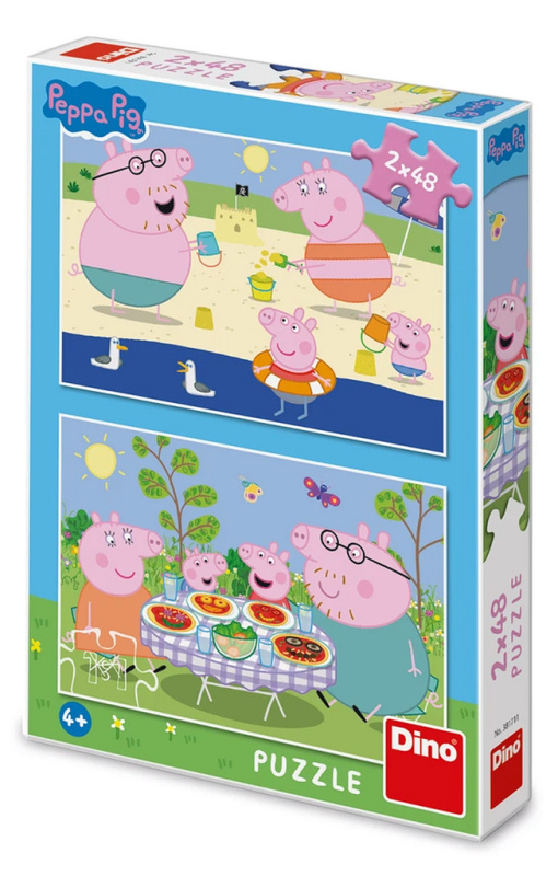 Peppa Pig: Na dovolené puzzle