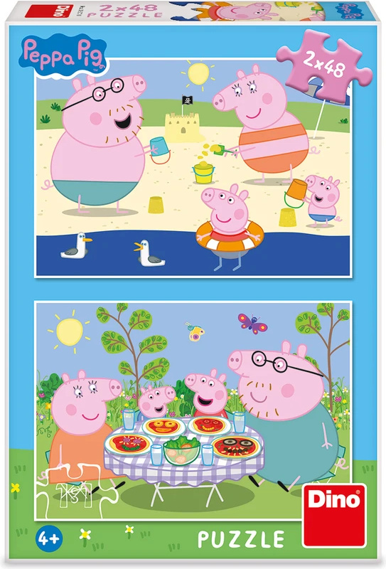 Peppa Pig: Na dovolené puzzle