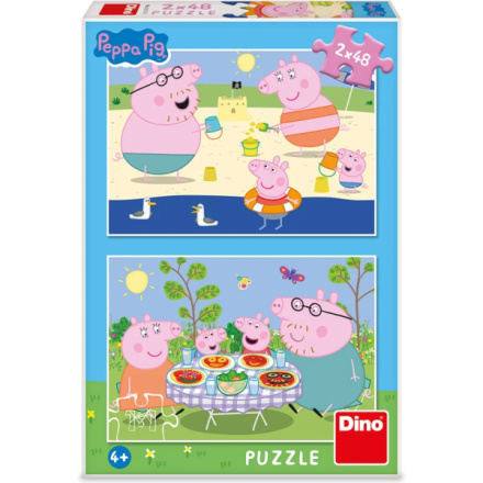 Peppa Pig: Na dovolené puzzle