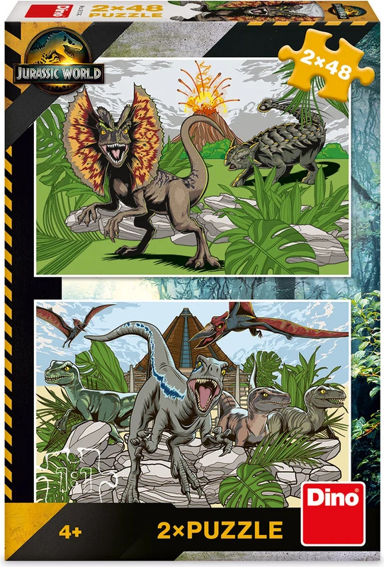 Dino Jurský svět Puzzle 2x48 dílků