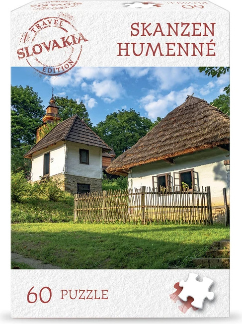 Puzzle Dino 60 dílků Travel Slovakia: Skanzen Humenné