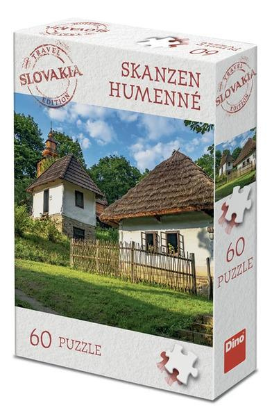 Puzzle Dino 60 dílků Travel Slovakia: Skanzen Humenné