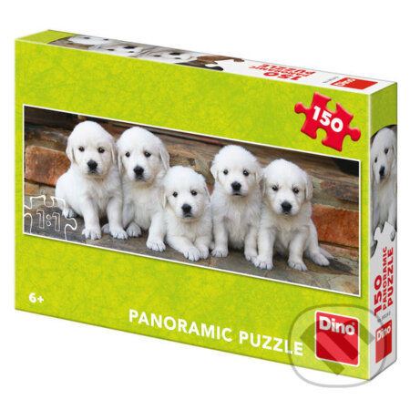 Pět štěňátek - puzzle z kategorie Zvířata