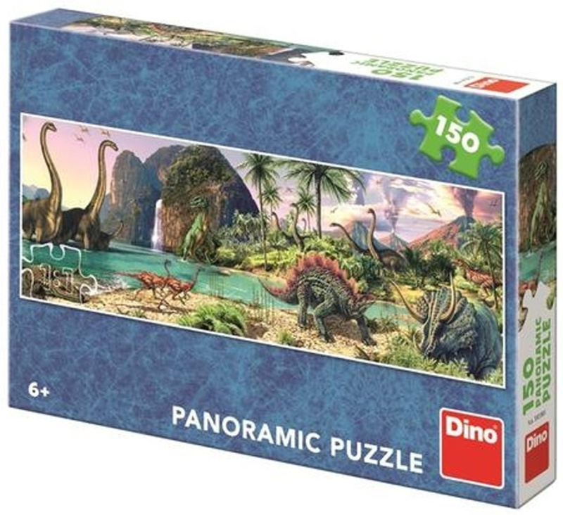 Puzzle Dinosauři u jezera 150 dílků