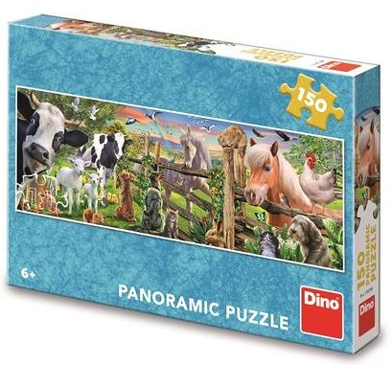 Puzzle Farma 150 dílků panoramic DINO